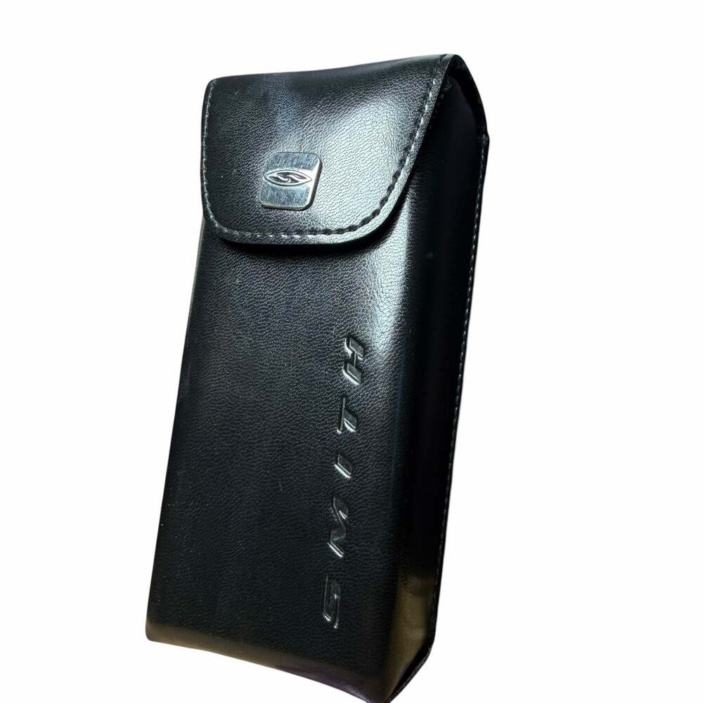 Smith Optics Black Faux Leather Hardcase Sunglasses Case Vintage